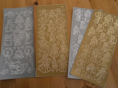£4 • Buy 10 X Childrens Christmas Peel Offs