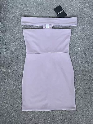 Missguided Size 10 Lilac Cut Out Bodycon Dress • £6