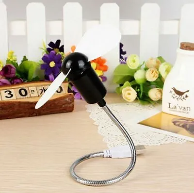 Mini Flexible USB Powered Cooling Cooler Fan For Laptop PC Computer Notebook Mac • $4.29