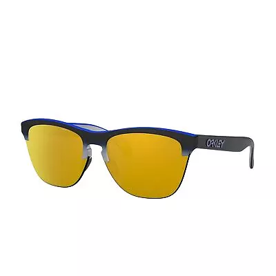 [OO9374-17] Mens Oakley Frogskins Lite Sunglasses - Black Fade/24K Iridium • $84.99