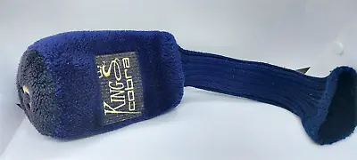 King Cobra 3 Wood Golf Club Sock Head Cover Blue Vintage • $9.99