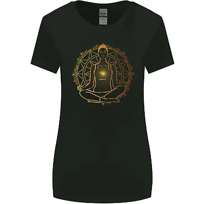 Spiritual Yoga Meditation Peace Womens Wider Cut T-Shirt • £8.99