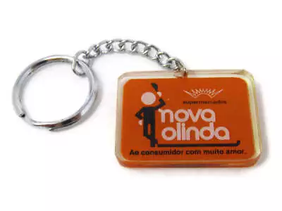 Vintage Keychain: Foreign Brazil Nova Olinda Supermercados Supermarket Grocery • $7.99