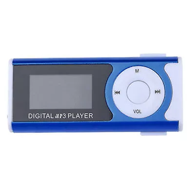 Audio Player Weay-resistant Rechargeable Lcd Mini Usb Clip Mp3 Player Exquisite • $9.32
