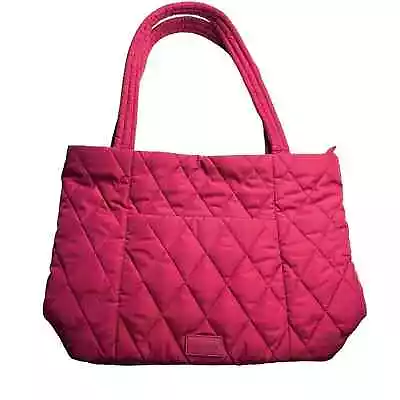 Vera Bradley Quilted Performance Twill Cabernet Red Ultra Light Small Tote Bag  • $24.99