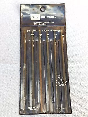 SEARS Craftsman Needle File Set  #96757 Switzerland Made Simonds Vintage • $5.99