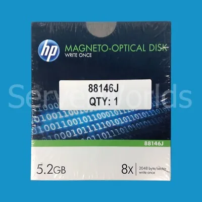 HP 88146J ***NEW*** 5.25  5.2GB Magneto-Optical Disk - Wright Once • $29