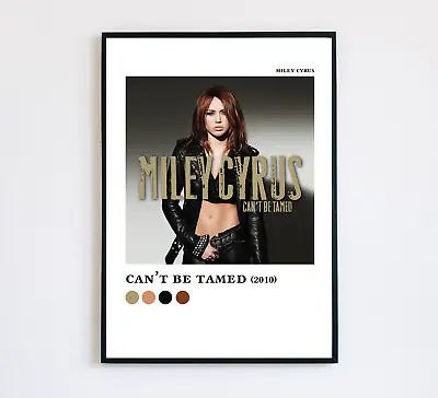 Can't Be Tamed Miley Cyrus Album Poster Colour Palette Art • £5