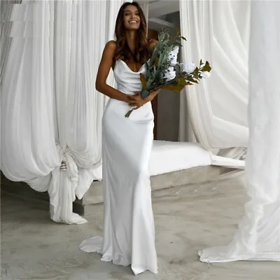 Boho Wedding DressMermaid Spaghetti Straps Bridal DressBohemian Wedding Dress • $185