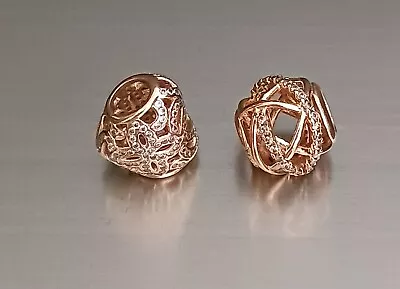 PANDORA ROSE Bracelet Charms Signed ALE R #34 • $12.48