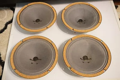 Set Of 4 15 Ohm 8' Magnavox 8A Speaker Drivers Vintage Made In AUSTRALIA • $200