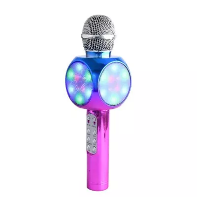 Wireless Express - Sing-Along Bling Bluetooth Karaoke Microphone And Bluetooth S • $62.49