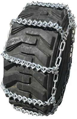 $466.31 • Buy Snow Chains 10 16.5 10-16.5 V-BAR Ladder Tractor Tire Chains Set Of 2
