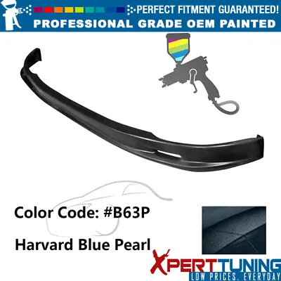 Fits 92-95 Honda Civic Sedan 4DR Mugen Painted #B63P Front Bumper Lip Spoiler PU • $226.87