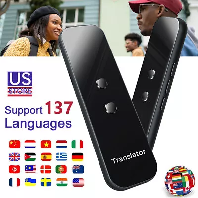 Portable 137 Languages Translator Two Way Instant Voice Photo Translation Device • $31.11