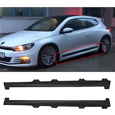 For Vw Scirocco R Side Skirts Diffusers Threshold Mud Lip Protector 2008-2014 • $170