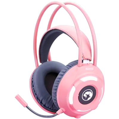 $34.95 • Buy PINK RGB LED Gaming Headset Stereo Surround 7.1 PC Computer Headphone Mic HG8936