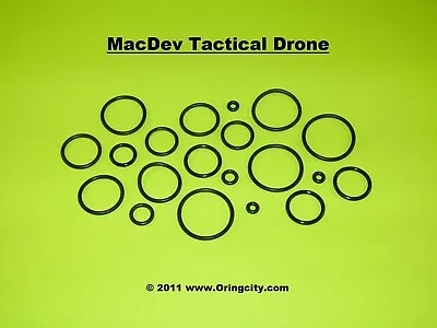 MacDev Tactical Drone/DX Paintball Marker O-Ring Kit + 3  FREE  Tank O-Rings • $10.99