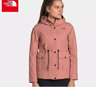 The North Face Womens Zoomie Jacket Pink Size XS Weatherproof Rain Jacket BNWT • $199