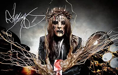 Joey Jordison Autographed/signed Photo/poster/print Rp Slipknot Drummer Legend  • $15