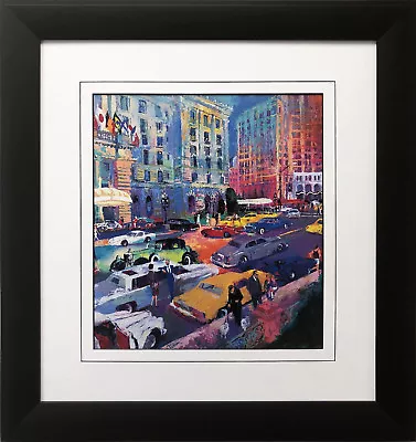 LeRoy Neiman  Nob Hill   CUSTOM FRAMED NEW ART  San Francisco California • $69.99