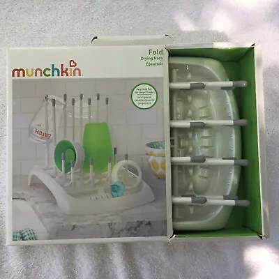 MUNCHKIN FOLD-UP BABY Bottle Cups Pump Parts Drying Rack Drainer • $12.45