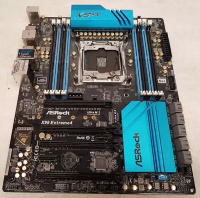 ASRock X99 Extreme4 LGA 2011-v3 Intel SATA 6Gb/s USB 3.0 ATX Motherboard  PARTS! • $45