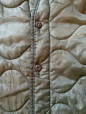 USGI Military M65 Field Jacket Coat Liner  M-65 Quilted OD Size X Large • $56.05