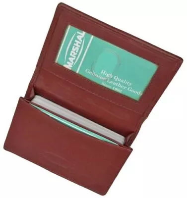 New Genuine Premium Leather Expandable Credit/Business Card Holder ID Wallet • $9.99