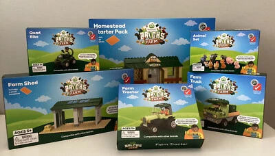 $27 • Buy Choose Your Woolworths Bricks Farm Animals Truck Tractor Quad Shed Homestead