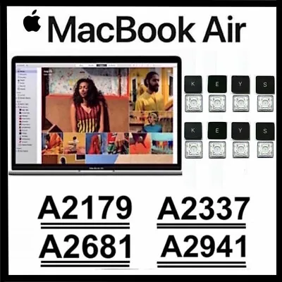 🍒 Macbook Air Keyboard Keys Models:    A2179   A2337   A2681   A2941 • £5.50