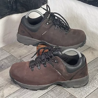 £21.95 • Buy Waterproof Walking Hiking Outdoor Shoes Brown Nubuck HI-TEC Sierra V-Lite UK 8