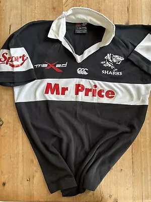 Natal Sharks Vintage Rugby Shirt - Large • £31