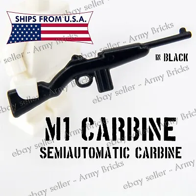 WW2 M1 Carbine Semi Automatic Carbine •CUSTOM TOY Brick Weapons For Minifigs • $3.37