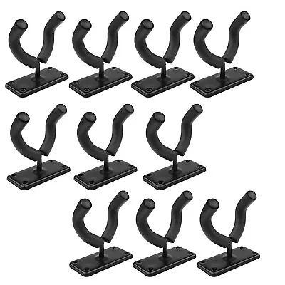 6/10Pc Guitar Hangers Rack Instrument Display Wall Mount Holder Hook Hanger US • $20.99