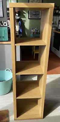 Ikea Kallax Shelving Unit Oak Effect Bookcase • £15