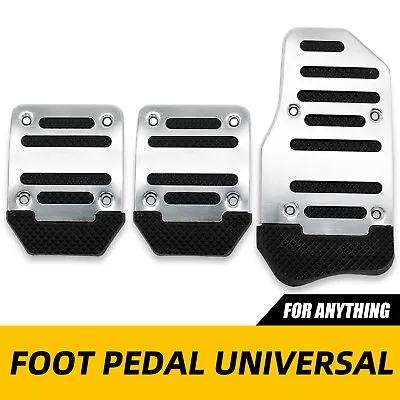 £5.88 • Buy X3 Nonslip Gas Brake Foot Pedal Clutch Pad Cover Kit Car Accelerator For VW Ford