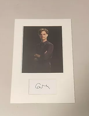 Matthew Gray Gubler Matted Signed Index Card With Photo 11x17 #1 Criminal Minds • $63