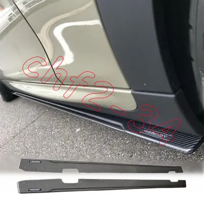 For Mini Cooper F55 Real Carbon AG Style Car Side Skirts Extension Spoiler 14-24 • $329