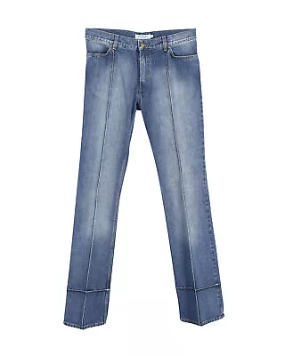 YSL Pintuck Jeans In Blue Cotton INTL • £147