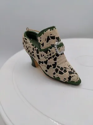 Venetian Green Lace Shoe Collectible Ornament Metropolitan Museum Of Art • $22.50