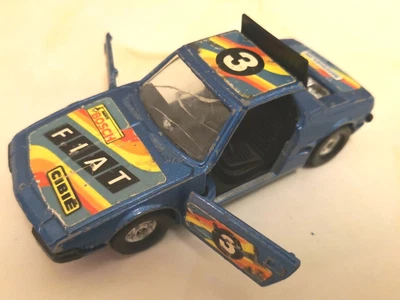 £1.99 • Buy Corgi Fiat X1/9 Michelin 3 Scale 1/36 Vintage Metallic Blue Preowned  Play Worn 