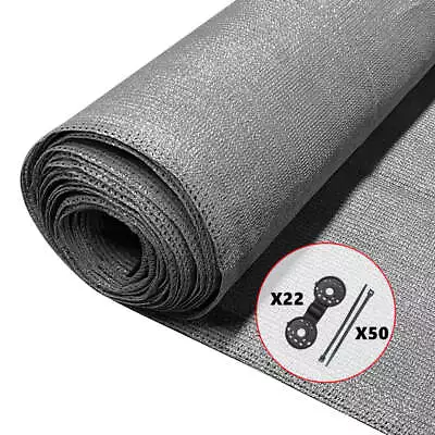 VOUNOT Privacy Screen Netting Garden Windbreak Fencing Shade Net 1×10m Grey • £16.99