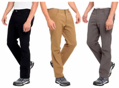 Men's Eddie Bauer Fleece Pants Lined Water Resistant Stretch Stretch Outdoor • $39.99