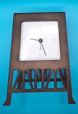 Michael Graves Mantel Alarm Clock - Thebes Square Post Modern 6.5 X 5” • $22