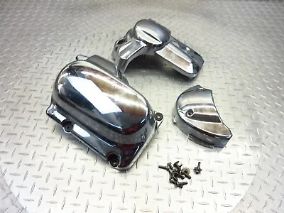 2002 98-03 Yamaha V Star 650 XVS650 Classic Chrome Engine Covers Lot Left Right • $92.95