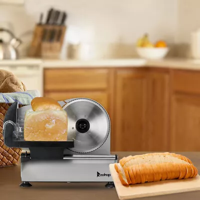 Meat Cheese Bread Slicer 150W Electric Food Slicer With Removable 7.5  Blade • $55.90