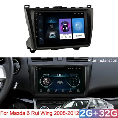 9  Android 9.1 Car Stereo Radio GPS Head Unit Wifi 2+32GB For 2008-2012 Mazda 6 • $174.48