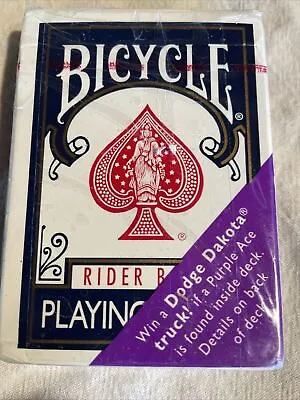 Sealed New! Vintage BICYCLE Rider Back Poker 808 Playing Cards Made In USA! • $15