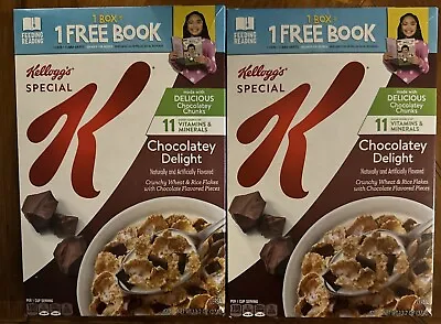 Two Boxes Kellogg's Special K Chocolatey Delight Cereal 13.2oz Each • £18.47